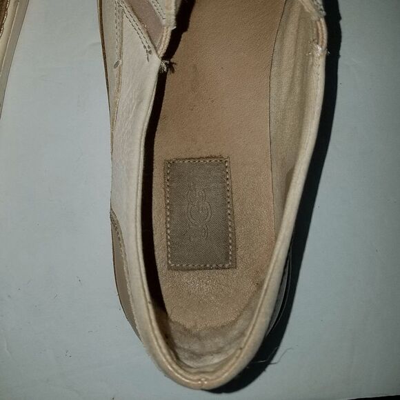 UGG Adley Tan Slip-on Pink Leather Loafer Sneaker Size 8 - Picture 7 of 8